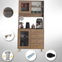 Hanah Home Armario Multiusos Roble Caucásico